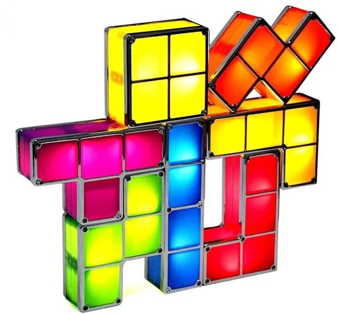 Tetris stohovací LED světlo (7 kostek)